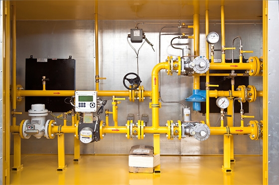 Применение ротационного счетчика газа RABO в шкафных пунктах учета газа